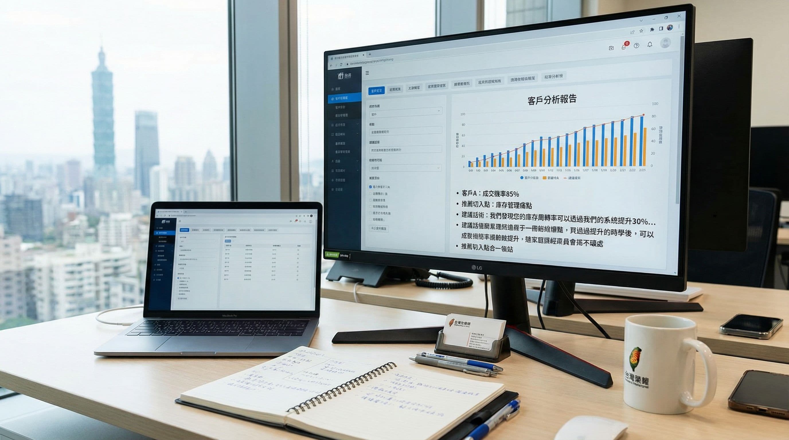 B2B 業務 AI 工具：台灣業務團隊如何用 AI 縮短銷售週期、提高成交率