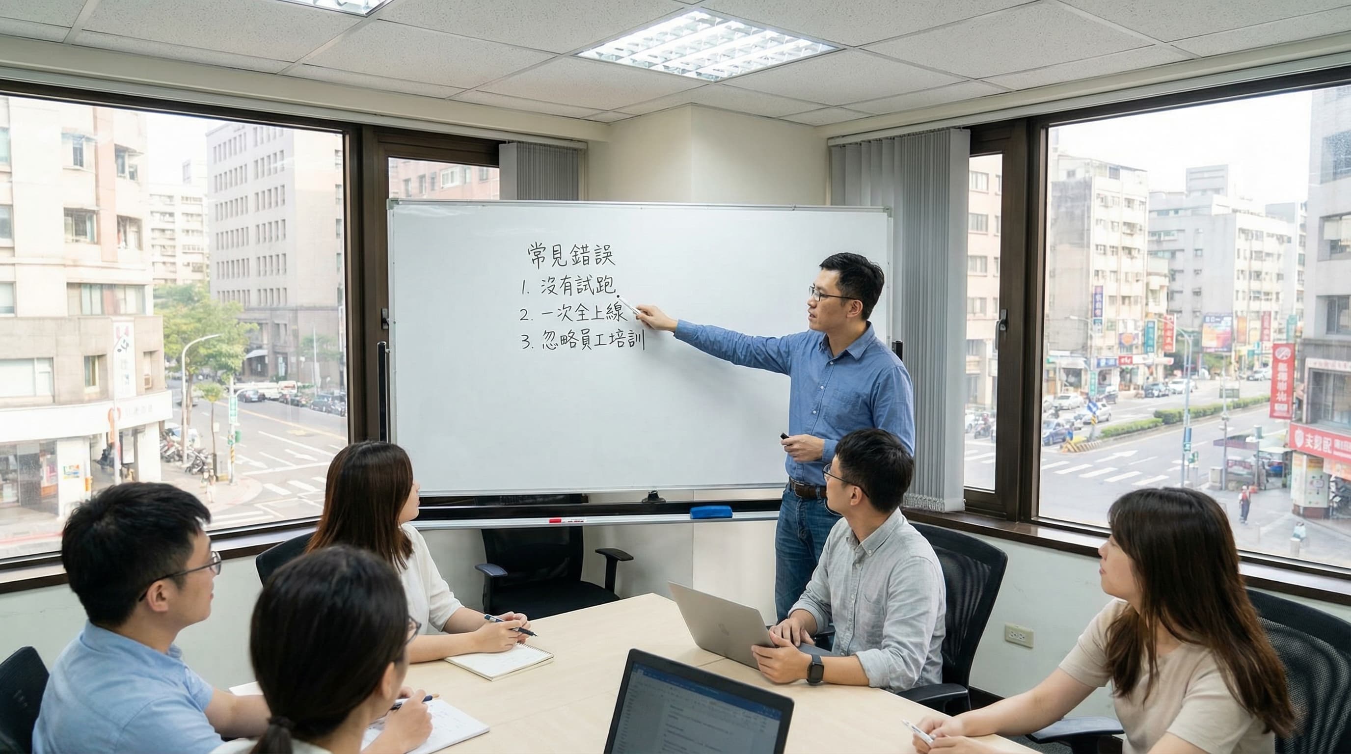 企業導入 AI 最常犯的 7 個錯誤（以及如何避免）