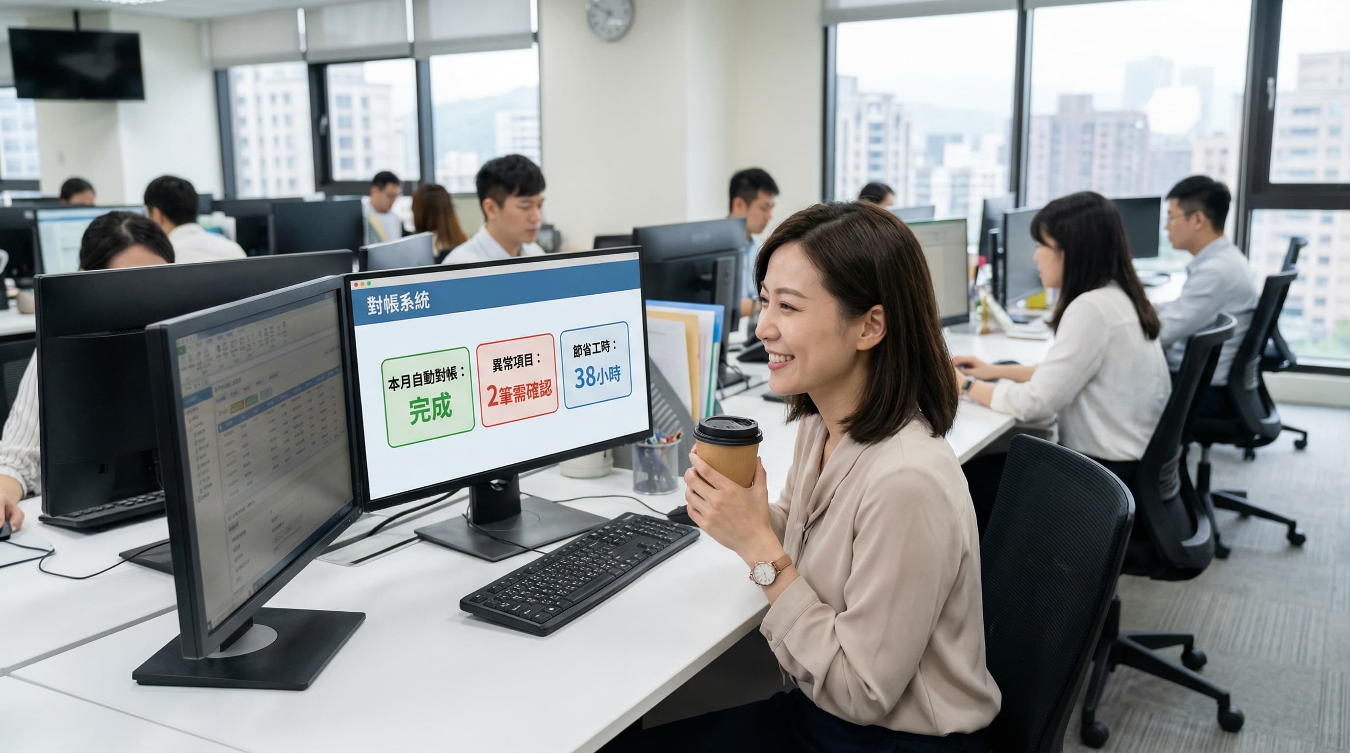 AI 財務自動化：台灣中小企業如何用 AI 取代手動對帳，每月省下 40 小時