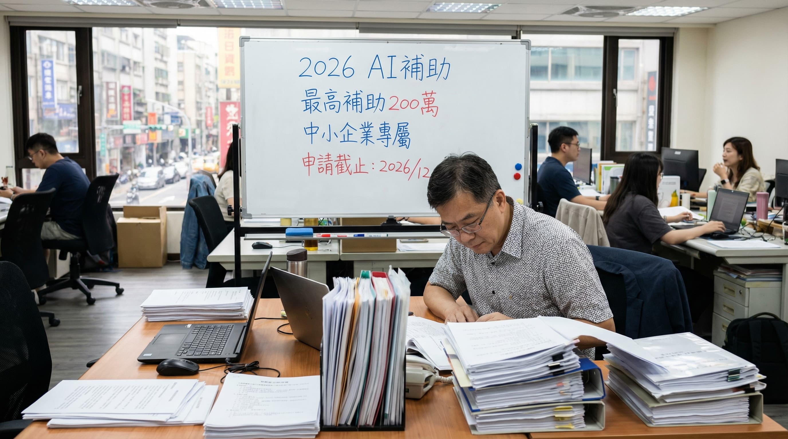 2026 政府 AI 補助懶人包：台灣中小企業最高可申請多少？